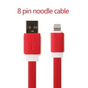 TPE efni 8pin USB snúru fyrir iPhone