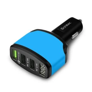 QC 3.0 3 Ports bíll USB hleðslutæki