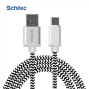 Fléttað nylon ál hraðskreiðasta 1M gagnahleðslutæki USB snúru fyrir iPhone 7 7plús
