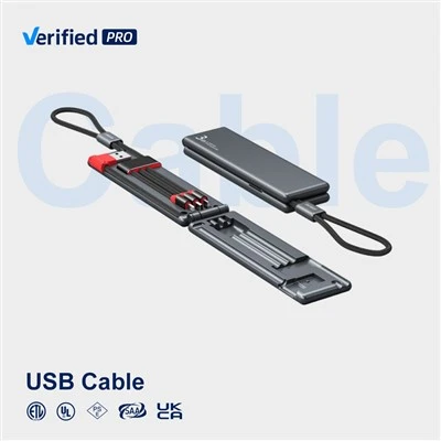 Schitec nýr flytjanlegur USB snúrubox